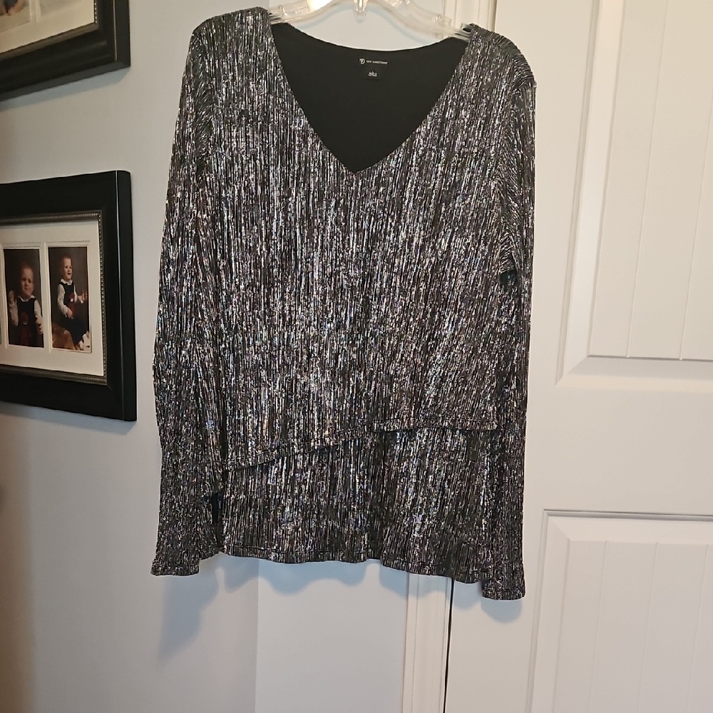New Directions Monochrome Long Sleeve Top